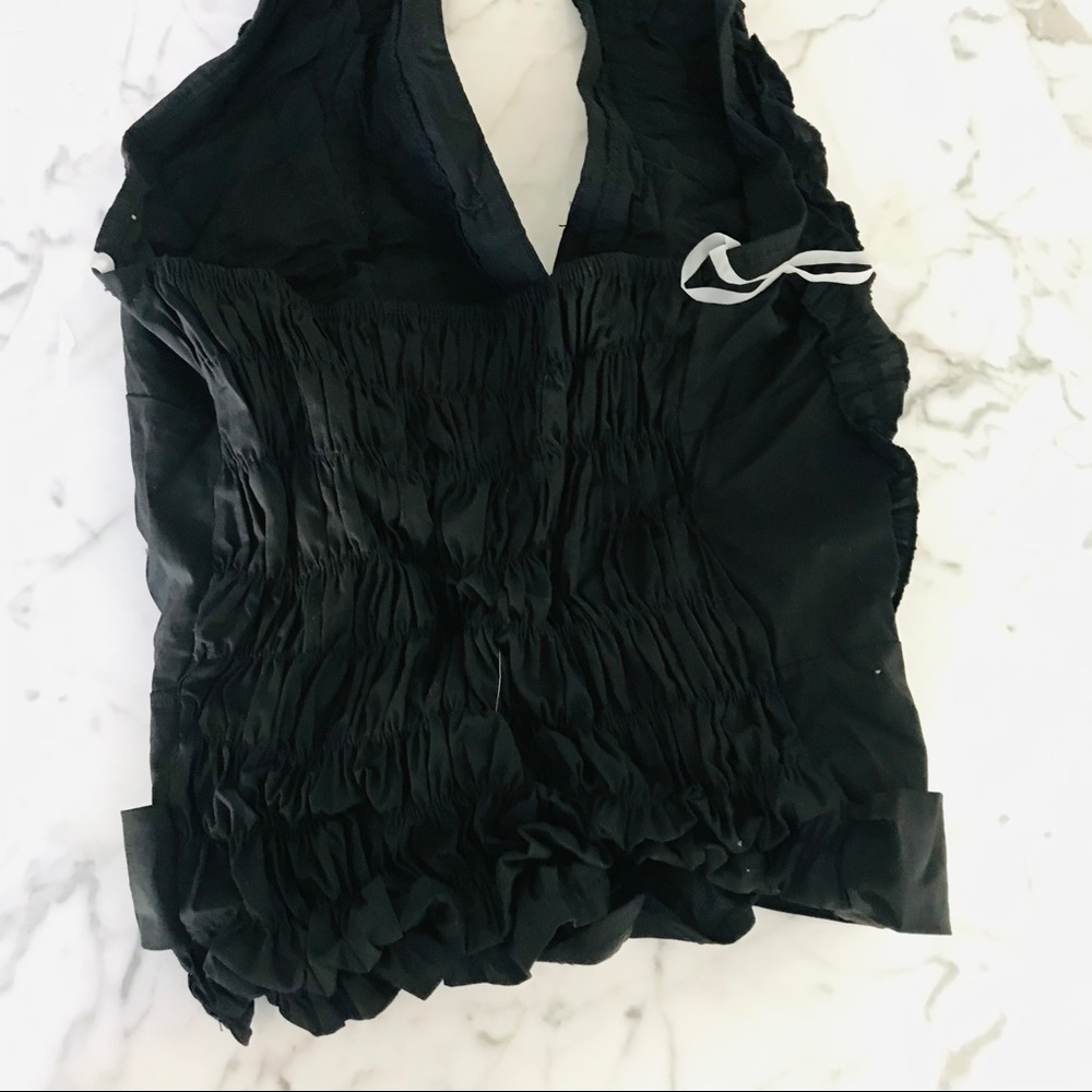 NEW Ruffle Halter Top with Buckle - Picture 10 of 11